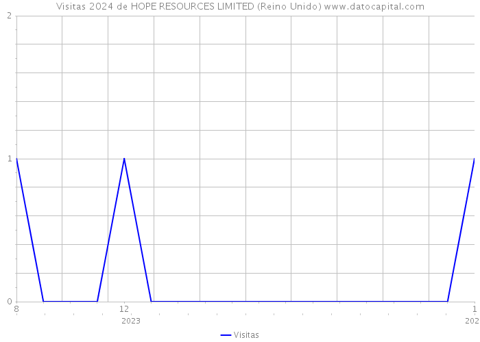 Visitas 2024 de HOPE RESOURCES LIMITED (Reino Unido) 