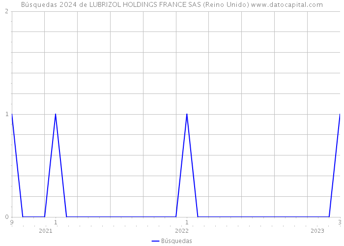 Búsquedas 2024 de LUBRIZOL HOLDINGS FRANCE SAS (Reino Unido) 