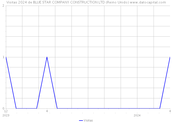 Visitas 2024 de BLUE STAR COMPANY CONSTRUCTION LTD (Reino Unido) 