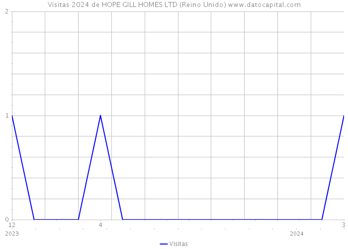 Visitas 2024 de HOPE GILL HOMES LTD (Reino Unido) 