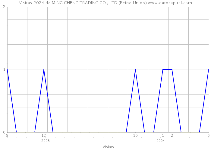 Visitas 2024 de MING CHENG TRADING CO., LTD (Reino Unido) 