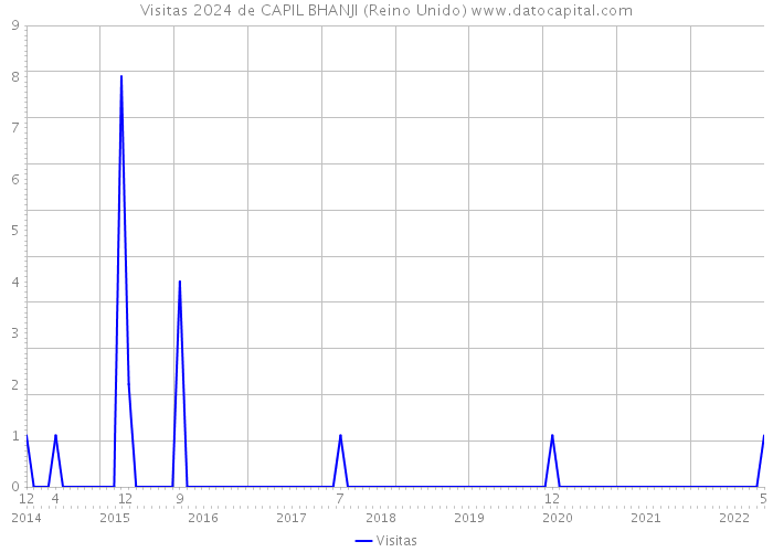 Visitas 2024 de CAPIL BHANJI (Reino Unido) 