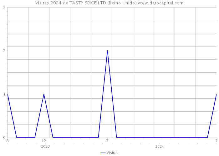 Visitas 2024 de TASTY SPICE LTD (Reino Unido) 