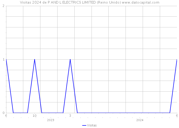 Visitas 2024 de P AND L ELECTRICS LIMITED (Reino Unido) 