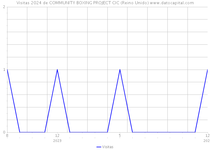 Visitas 2024 de COMMUNITY BOXING PROJECT CIC (Reino Unido) 