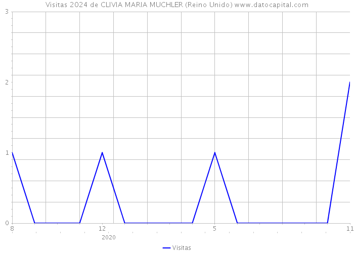 Visitas 2024 de CLIVIA MARIA MUCHLER (Reino Unido) 