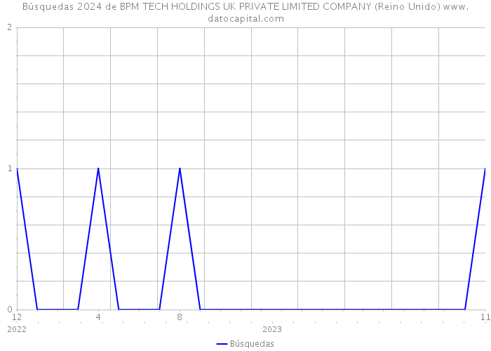 Búsquedas 2024 de BPM TECH HOLDINGS UK PRIVATE LIMITED COMPANY (Reino Unido) 