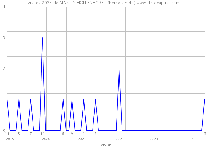 Visitas 2024 de MARTIN HOLLENHORST (Reino Unido) 