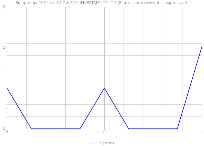 Búsquedas 2024 de AZIZ & SON INVESTMENTS LTD (Reino Unido) 