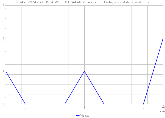 Visitas 2024 de CHOLA MUSENGE SALANGETA (Reino Unido) 