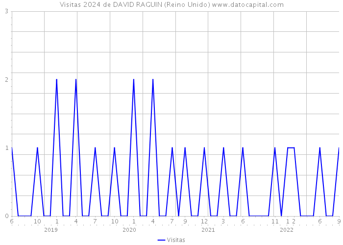 Visitas 2024 de DAVID RAGUIN (Reino Unido) 