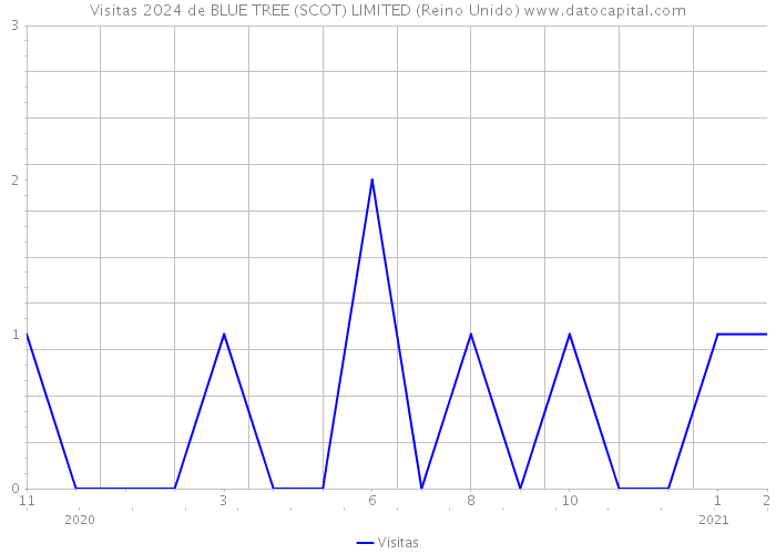 Visitas 2024 de BLUE TREE (SCOT) LIMITED (Reino Unido) 