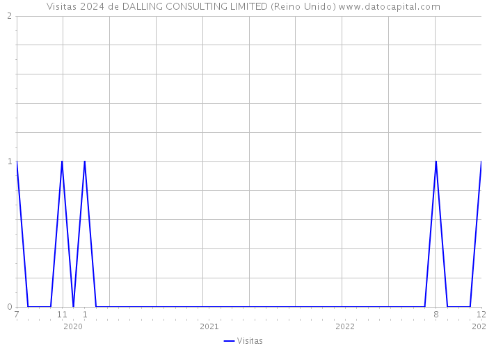 Visitas 2024 de DALLING CONSULTING LIMITED (Reino Unido) 