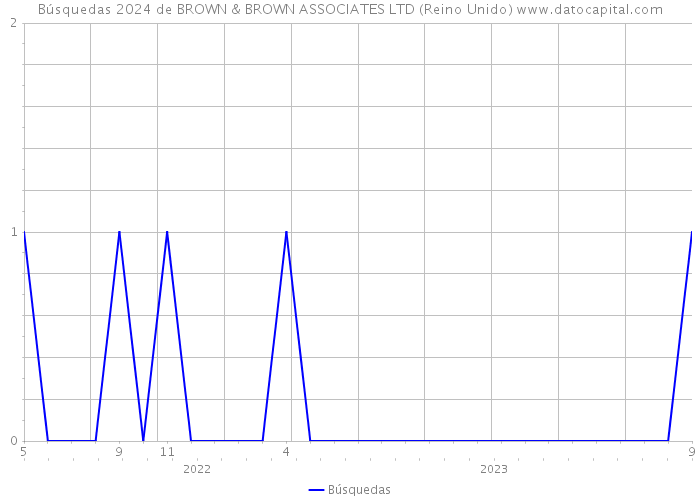 Búsquedas 2024 de BROWN & BROWN ASSOCIATES LTD (Reino Unido) 