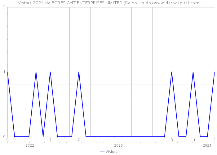 Visitas 2024 de FORESIGHT ENTERPRISES LIMITED (Reino Unido) 