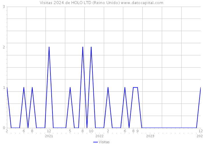 Visitas 2024 de HOLO LTD (Reino Unido) 