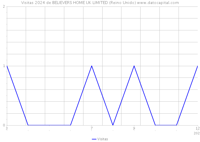 Visitas 2024 de BELIEVERS HOME UK LIMITED (Reino Unido) 