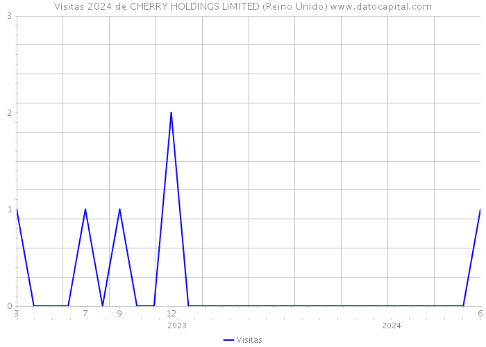 Visitas 2024 de CHERRY HOLDINGS LIMITED (Reino Unido) 