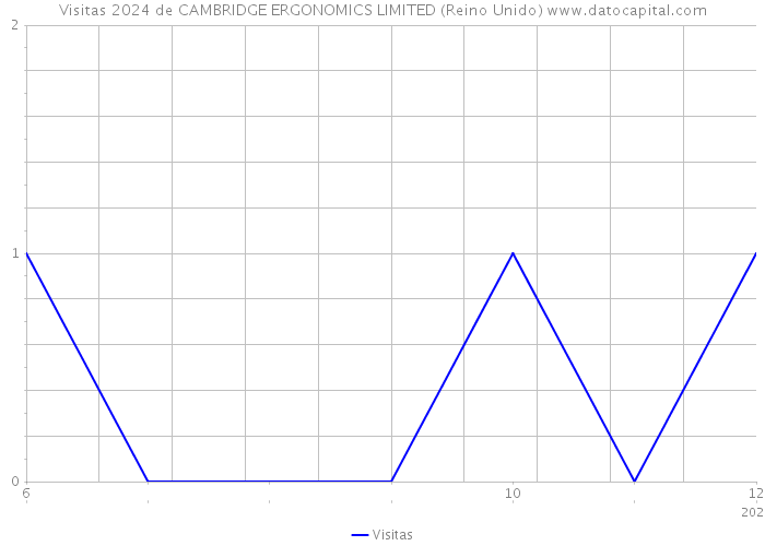 Visitas 2024 de CAMBRIDGE ERGONOMICS LIMITED (Reino Unido) 