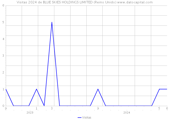 Visitas 2024 de BLUE SKIES HOLDINGS LIMITED (Reino Unido) 