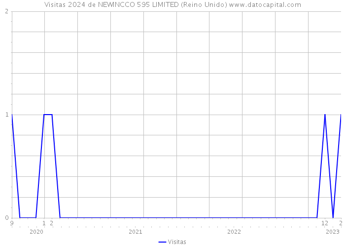 Visitas 2024 de NEWINCCO 595 LIMITED (Reino Unido) 