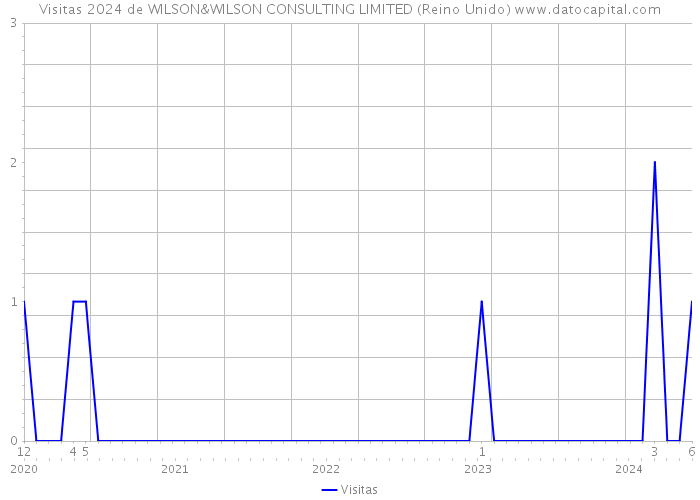 Visitas 2024 de WILSON&WILSON CONSULTING LIMITED (Reino Unido) 