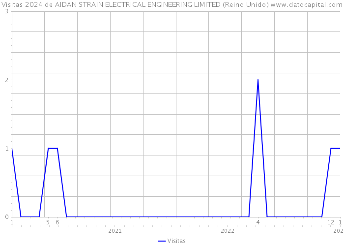 Visitas 2024 de AIDAN STRAIN ELECTRICAL ENGINEERING LIMITED (Reino Unido) 