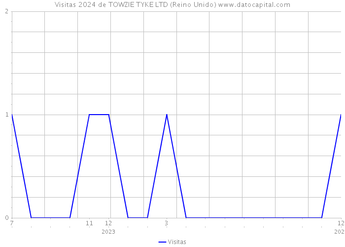 Visitas 2024 de TOWZIE TYKE LTD (Reino Unido) 