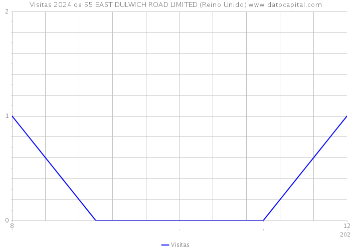 Visitas 2024 de 55 EAST DULWICH ROAD LIMITED (Reino Unido) 