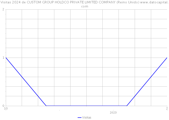 Visitas 2024 de CUSTOM GROUP HOLDCO PRIVATE LIMITED COMPANY (Reino Unido) 