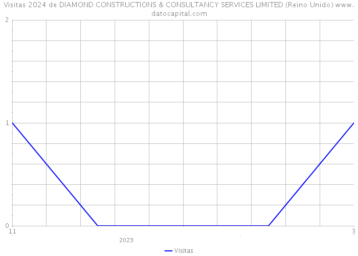 Visitas 2024 de DIAMOND CONSTRUCTIONS & CONSULTANCY SERVICES LIMITED (Reino Unido) 
