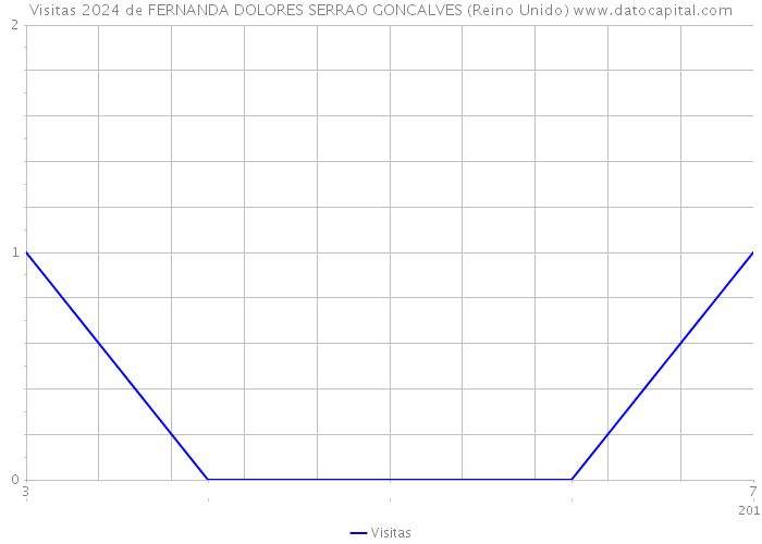 Visitas 2024 de FERNANDA DOLORES SERRAO GONCALVES (Reino Unido) 