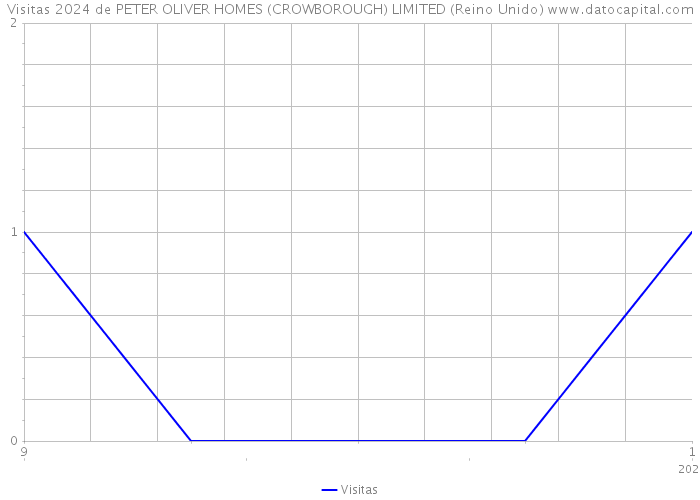 Visitas 2024 de PETER OLIVER HOMES (CROWBOROUGH) LIMITED (Reino Unido) 