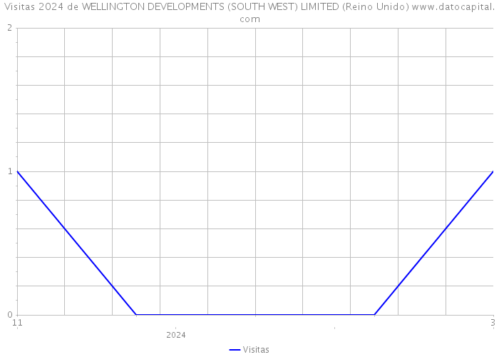 Visitas 2024 de WELLINGTON DEVELOPMENTS (SOUTH WEST) LIMITED (Reino Unido) 