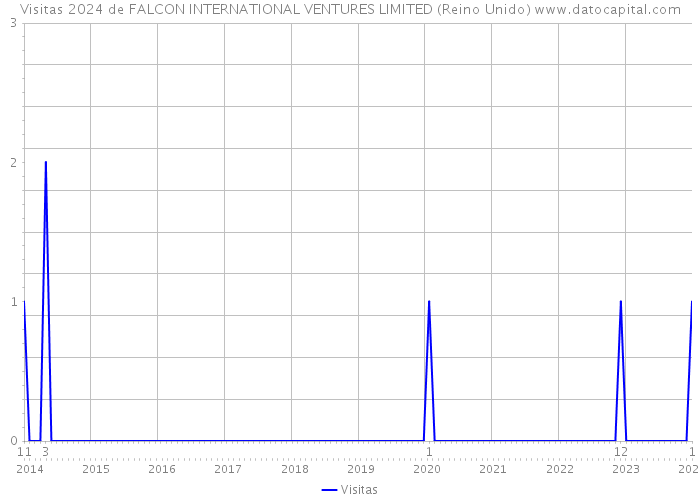 Visitas 2024 de FALCON INTERNATIONAL VENTURES LIMITED (Reino Unido) 
