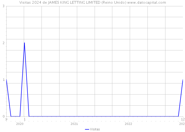 Visitas 2024 de JAMES KING LETTING LIMITED (Reino Unido) 