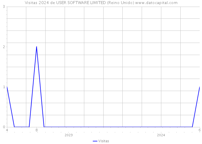 Visitas 2024 de USER SOFTWARE LIMITED (Reino Unido) 