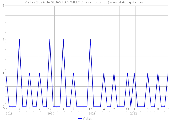 Visitas 2024 de SEBASTIAN WIELOCH (Reino Unido) 