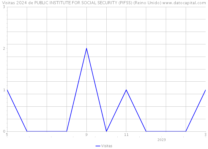 Visitas 2024 de PUBLIC INSTITUTE FOR SOCIAL SECURITY (PIFSS) (Reino Unido) 