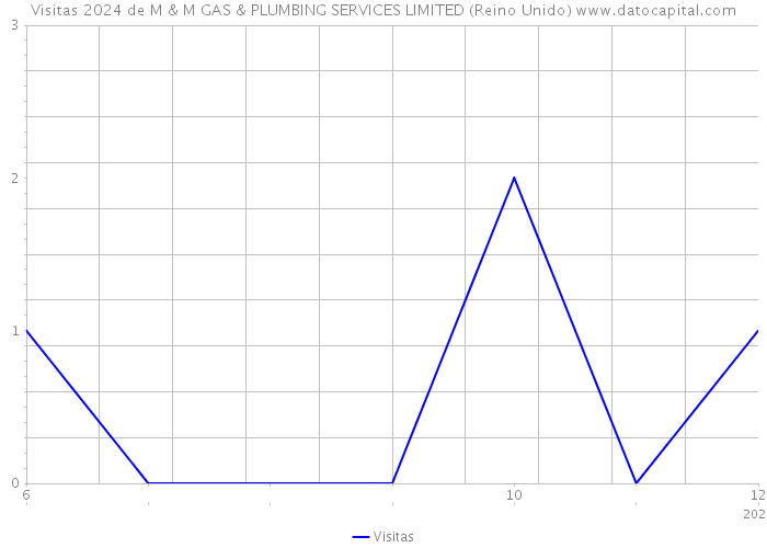 Visitas 2024 de M & M GAS & PLUMBING SERVICES LIMITED (Reino Unido) 