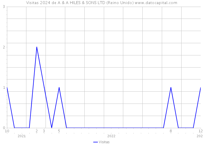 Visitas 2024 de A & A HILES & SONS LTD (Reino Unido) 