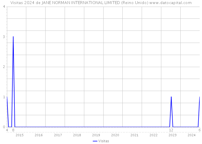 Visitas 2024 de JANE NORMAN INTERNATIONAL LIMITED (Reino Unido) 