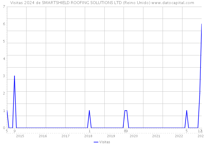 Visitas 2024 de SMARTSHIELD ROOFING SOLUTIONS LTD (Reino Unido) 