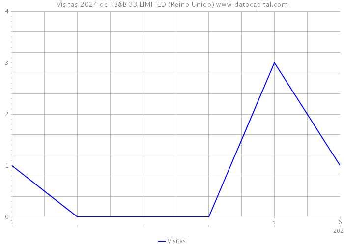 Visitas 2024 de FB&B 33 LIMITED (Reino Unido) 