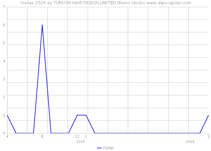 Visitas 2024 de TURKISH HAIR DESIGN LIMITED (Reino Unido) 