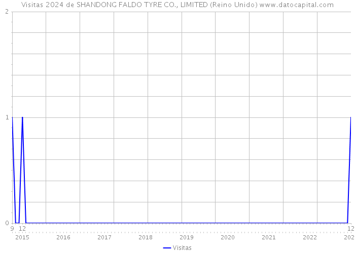 Visitas 2024 de SHANDONG FALDO TYRE CO., LIMITED (Reino Unido) 