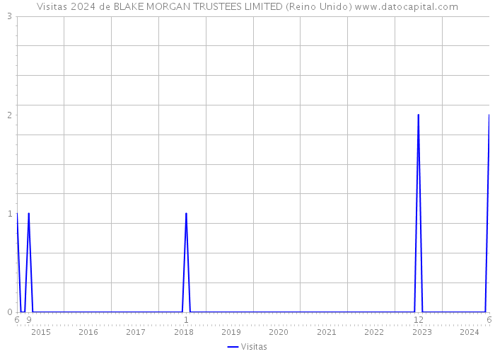 Visitas 2024 de BLAKE MORGAN TRUSTEES LIMITED (Reino Unido) 