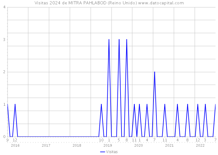 Visitas 2024 de MITRA PAHLABOD (Reino Unido) 