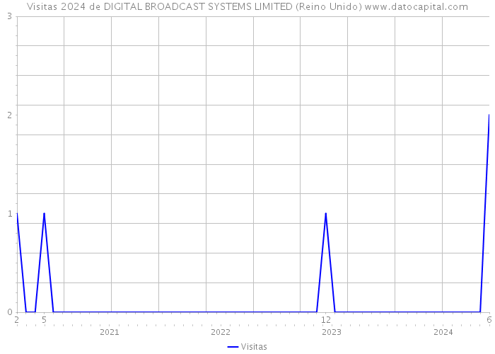 Visitas 2024 de DIGITAL BROADCAST SYSTEMS LIMITED (Reino Unido) 