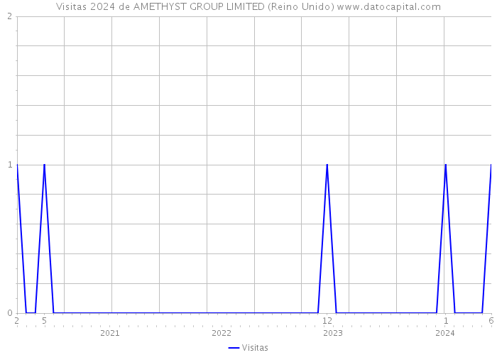 Visitas 2024 de AMETHYST GROUP LIMITED (Reino Unido) 